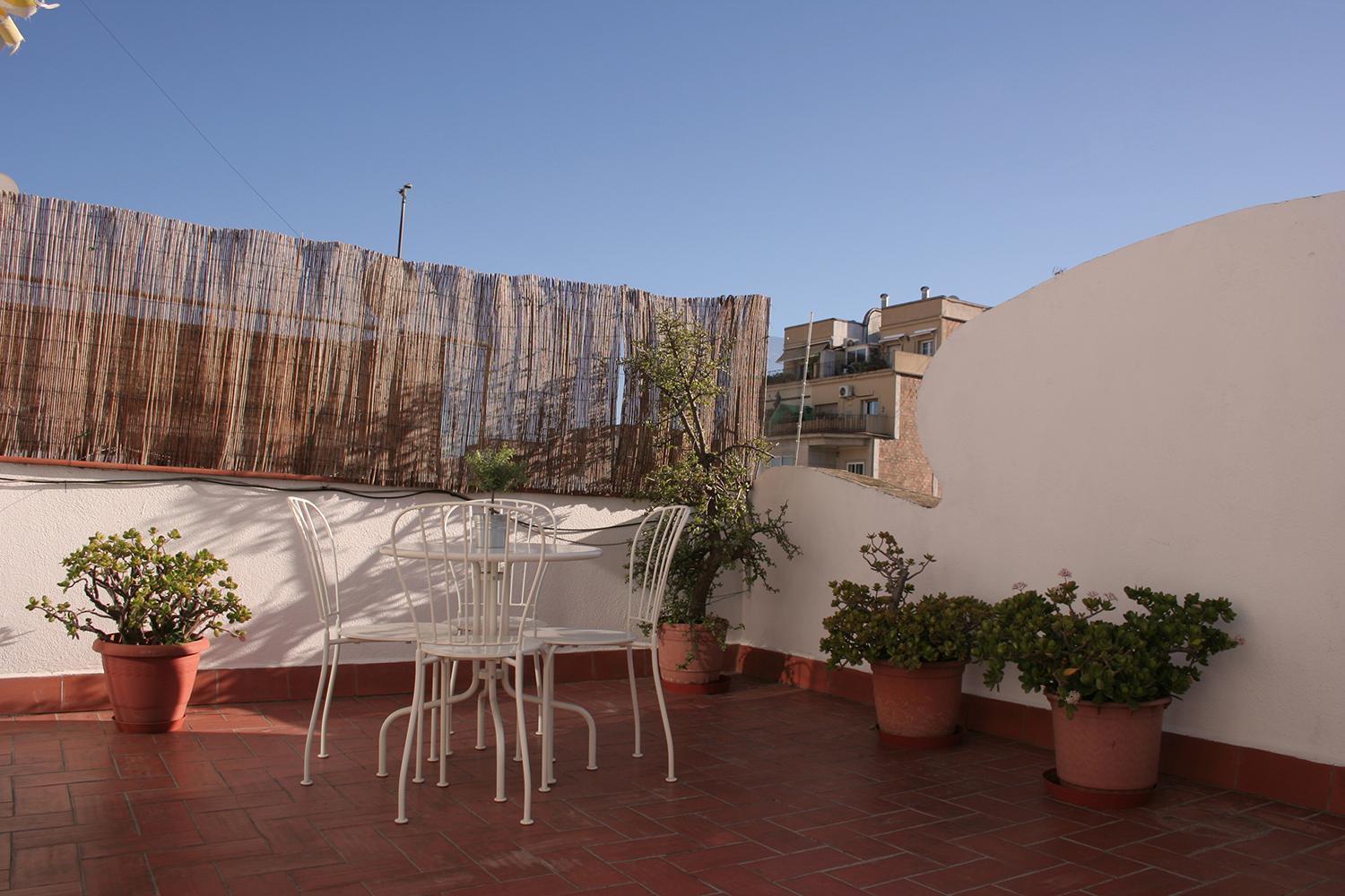 Lovely Apartment With A Terrace Barcelona Kültér fotó